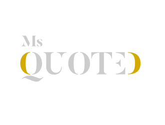 Ms Quoted, Inc logo design by Rossee