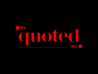 Ms Quoted, Inc logo design by hwkomp