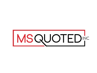 Ms Quoted, Inc logo design by REDCROW