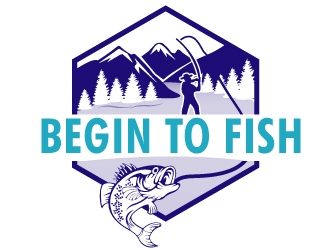 Begin To Fish logo design by PMG