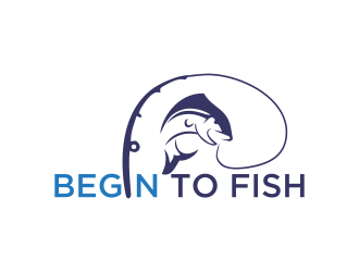 Begin To Fish logo design by oke2angconcept