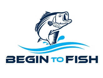 Begin To Fish logo design by usef44