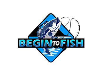 Begin To Fish logo design by 3Dlogos
