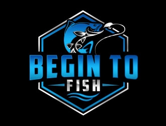 Begin To Fish logo design by Benok