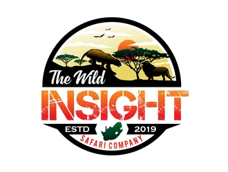 The Wild Insight Safari Company - immerse in nature logo design by DreamLogoDesign