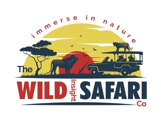 The Wild Insight Safari Company - immerse in nature logo design by DreamLogoDesign