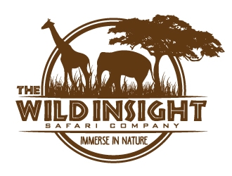 The Wild Insight Safari Company - immerse in nature logo design by ElonStark