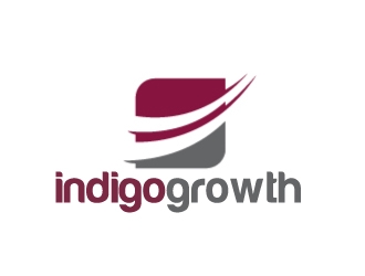 indigo growth logo design by ElonStark