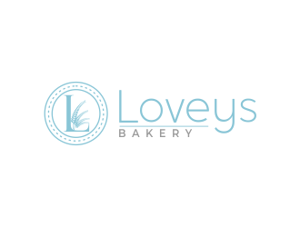 Loveys Bakery logo design by Akli