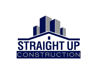 Straight Up Construction logo design by zenith