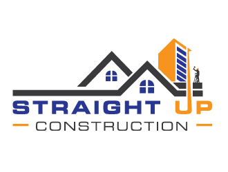 Straight Up Construction Logo Design