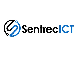 Sentrec ICT logo design by shravya