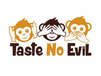 Taste No Evil logo design by shravya