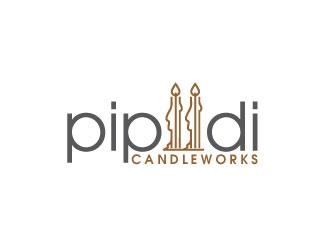 pipiidi candleworks logo design by jishu