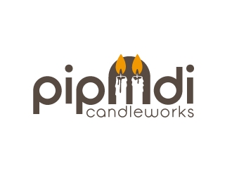 pipiidi candleworks logo design by nexgen