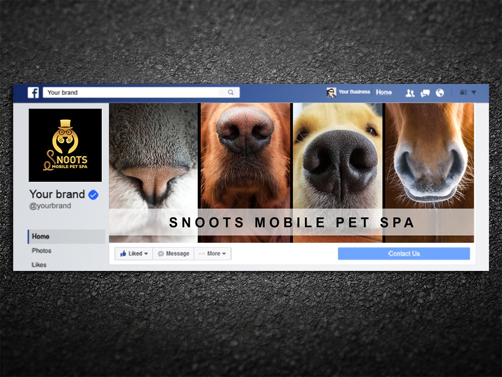 Snoots Mobile Pet Spa logo design by Kindo