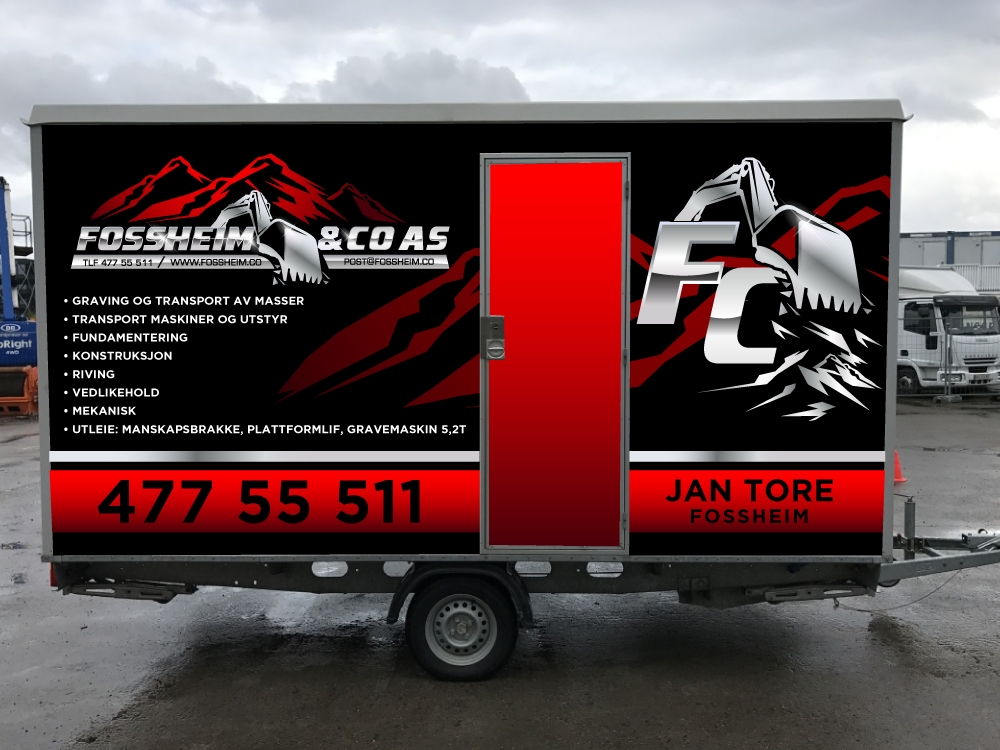 Fossheim & Co AS           logo design by labo