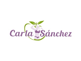Carla Sánchez logo design by bougalla005