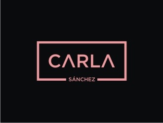 Carla Sánchez logo design by EkoBooM