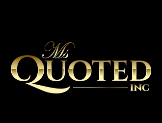 Ms Quoted, Inc logo design by jaize