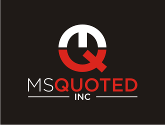 Ms Quoted, Inc logo design by rief