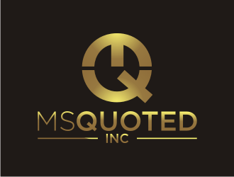 Ms Quoted, Inc logo design by rief