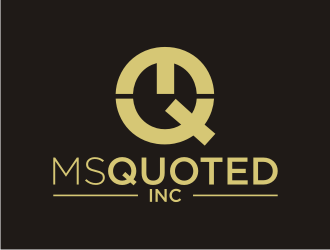 Ms Quoted, Inc logo design by rief