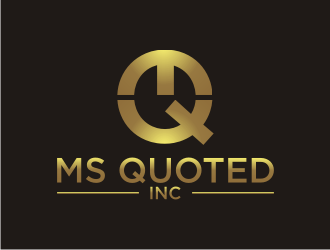 Ms Quoted, Inc logo design by rief
