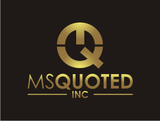 Ms Quoted, Inc logo design by rief