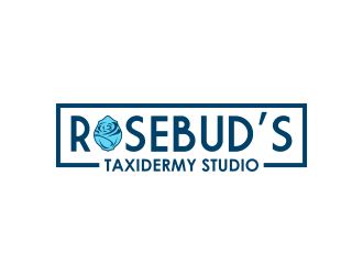 Rosebuds Taxidermy Studio logo design by Kruger