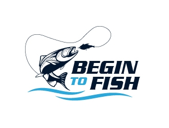 Begin To Fish logo design by cybil
