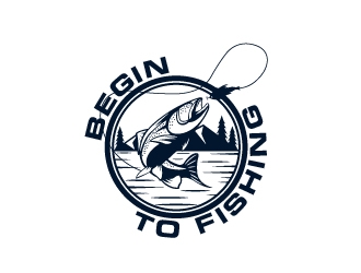 Begin To Fish logo design by cybil