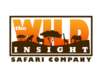 The Wild Insight Safari Company - immerse in nature logo design by kunejo