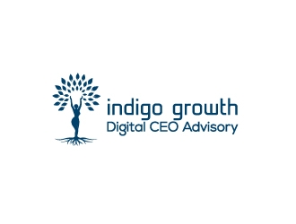 indigo growth logo design by LU_Desinger