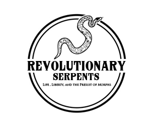 Revolutionary Serpents logo design by nikkl