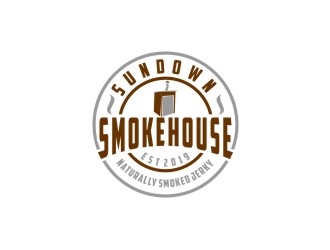 Sundown Smokehouse - Naturally Smoked Jerky logo design by bricton