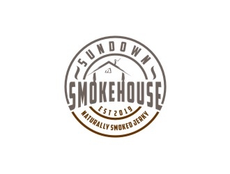 Sundown Smokehouse - Naturally Smoked Jerky logo design by bricton