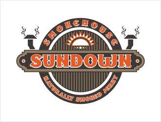 Sundown Smokehouse - Naturally Smoked Jerky logo design by ochatheangel