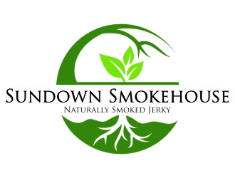 Sundown Smokehouse - Naturally Smoked Jerky logo design by jetzu