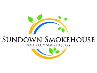 Sundown Smokehouse - Naturally Smoked Jerky logo design by jetzu