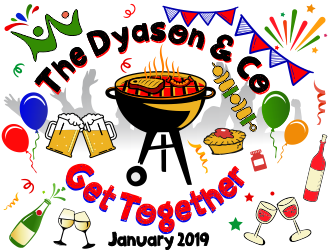 The Dyason & Co Get Together January 2019 logo design by aldesign