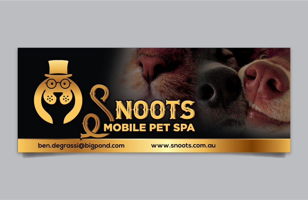 Snoots Mobile Pet Spa logo design by dshineart