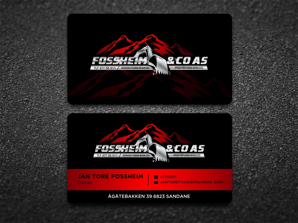 Fossheim & Co AS           logo design by labo