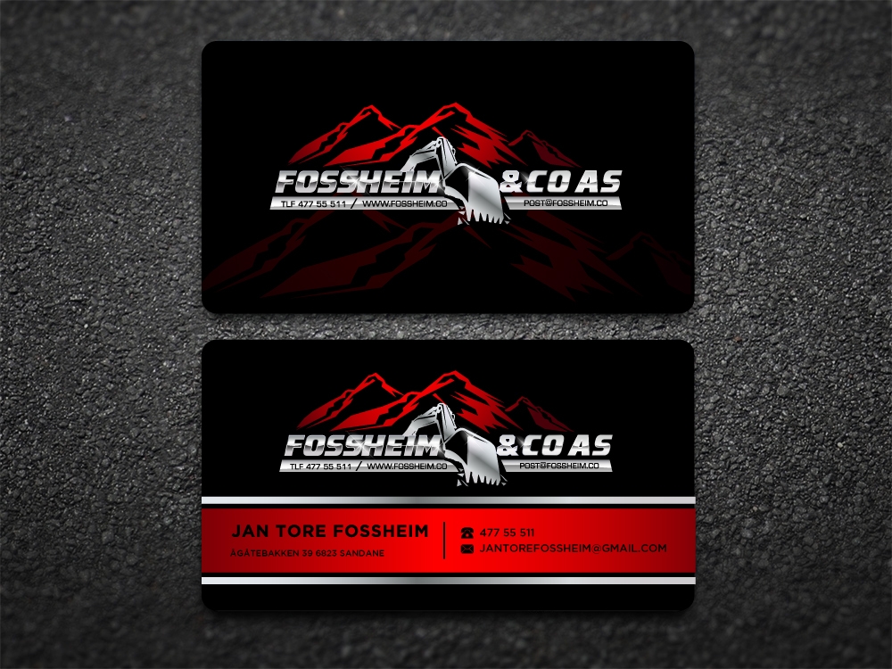 Fossheim & Co AS           logo design by labo