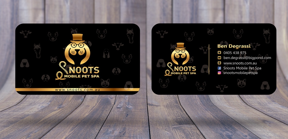 Snoots Mobile Pet Spa logo design by ManishKoli
