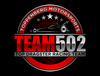 TEAM 502     TOPPENBERG MOTORSPORTS logo design by fastsev