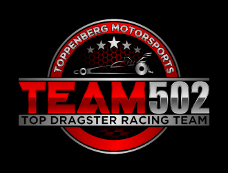 TEAM 502     TOPPENBERG MOTORSPORTS logo design by fastsev