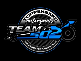 TEAM 502     TOPPENBERG MOTORSPORTS logo design by sgt.trigger