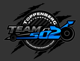 TEAM 502     TOPPENBERG MOTORSPORTS logo design by sgt.trigger