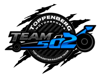 TEAM 502     TOPPENBERG MOTORSPORTS logo design by sgt.trigger